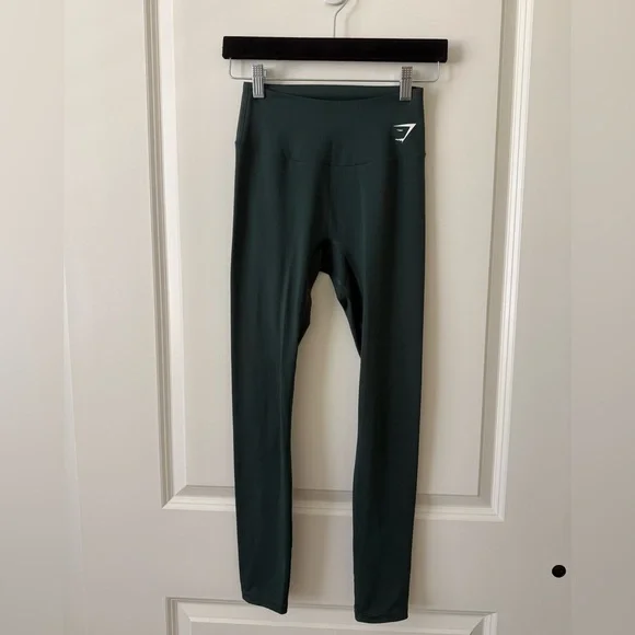 Gymshark Training Leggings - Dark Green - Picture 3 of 7